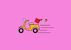 design scooter logo satisfaction guaranteed