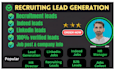 do b2b lead generation, linkedin recruiting, sourcing and email list building