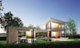 do photorealistic modern house 3d exterior or interior rendering in sketchup