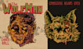 create vintage horror illustration with comic art style