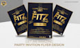 design new year party invitation flyer or any event flyer
