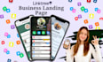 setup and customize linktree bio link landing page for social media