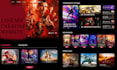 design cinema website, film house booking website with livestream on wix