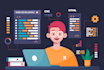 develop and fix angular apps using HTML CSS, bootstrap, js, jquery, typescript