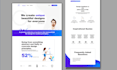 create a website using  html css bootstrap javascript react