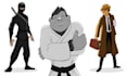 draw cartoon mascot character