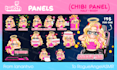 create custom chibi twitch panels