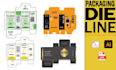 custom product packaging dielines  cut lines and designs