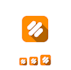 design modern awesome application logo