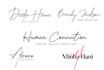 design handwritten, scripted, cursive signature logo design