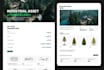 design a modern landing page UI UX in figma for your business