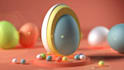 customize happy easter greetings video