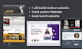 design a website for books ,ebook ,author , children book website