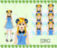 make character sheet and design vtuber model ready to rig