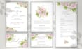 create elegant and personalised wedding invitations with watercolour florals
