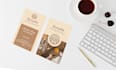 design business card, letterhead, and stationery brand identity items
