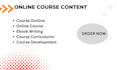 create online course content, course development, course creation, curriculum
