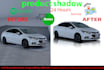natural shadow reflection shadow background removal services