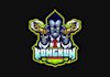 make mafia mascot logo design without any copyright concept