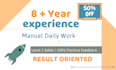 rank on 1 page your website by daily basis high quality backlinks
