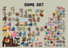 create stunning 2d game assets, props, icons