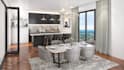 do living dining and kitchen 3d model and render fast
