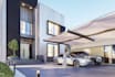 design house exterior model, 3d rendering, walkthrough