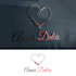 create a modern elegant unique love logo design