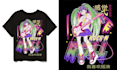 create anime style t shirt graphics