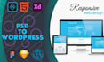 convert PSD to wordpress, figma to wordpress, HTML CSS to wordpress