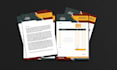 design invoice, letterhead, envelope, bill pad, quotation, proforma, receipt