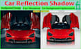 do automotive car photo image editing and reflection shadow