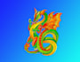 design high quality dragon mascot logo with express delivery
