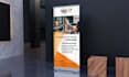 design rollups or pullups banner, static banner, banner ads, billboards, yards