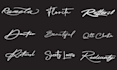 do unique modern signature logo design
