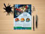 make an amazing wonderful food flyer design with free vector