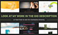 do a creative landing page design