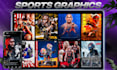 design sports graphics, sports poster, sports flyer