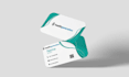 design trendy business card, professional visiting card