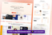 do figma landing page design, saas landing page, homepage design, dashboard