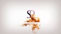 elegant gold particle logo animation