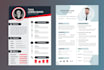design a professional CV, resume, curriculum vitae