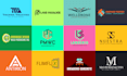 create modern flat minimalist luxury logo design in 24hrs