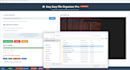 develop a one click file organizer desktop application