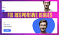 fix HTML CSS bootstrap bugs and responsive issues