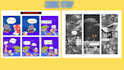 create 4 panel comic strip