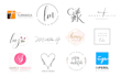 design a luxury handwritten signature logo typography and brand kit