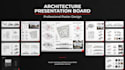 design impressive architecture presentation board and poster