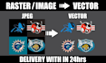 convert your raster file to vector source file