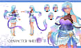 design character sheet or reference sheet for your character